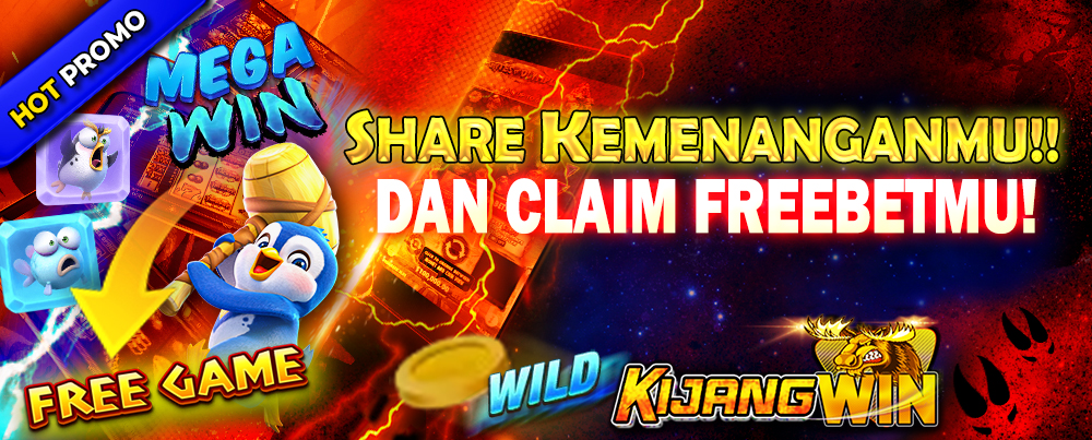 PROMO FREEBET SHARE KEMENANGAN